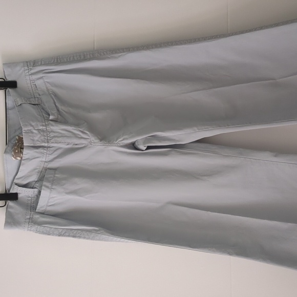 Old Navy Mid Rise Y2K Wide leg Stone Gray Boho Office Career Weekend Pants Sz 14 - Picture 1 of 6